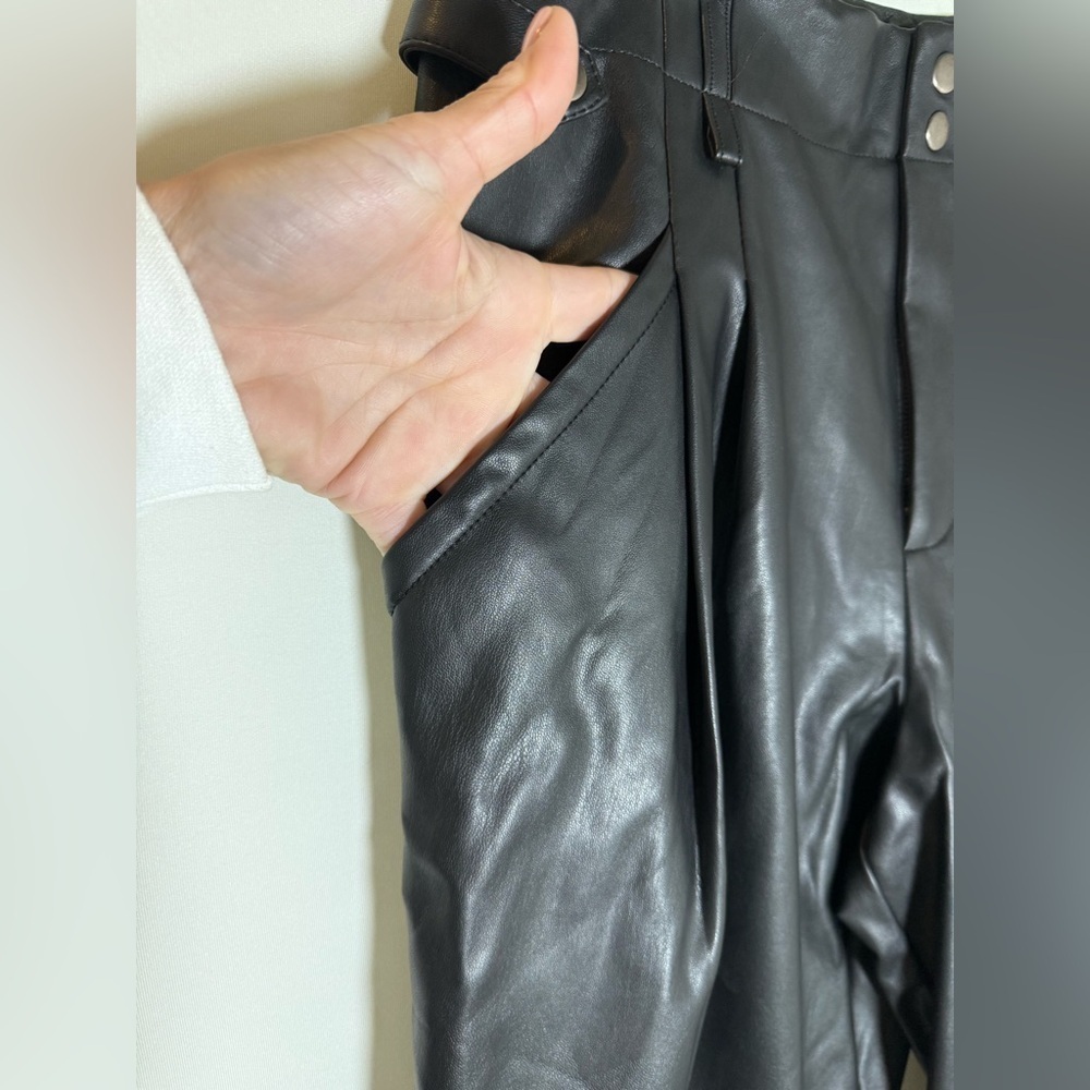 Maeve faux leather barrel style pants • Women’s size 12 - Picture 4 of 8